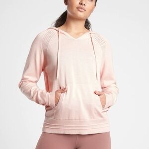 Athleta Pink Oversized Hoodie Relaxed Fit​